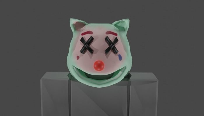 carface rbxm model for roblox asset Low-poly 3D model_2
