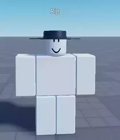 hat roblox asset Low-poly 3D model