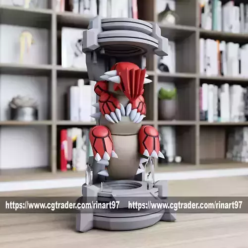 Groudon in the lab from Pokemon