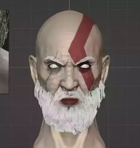 god of war bust