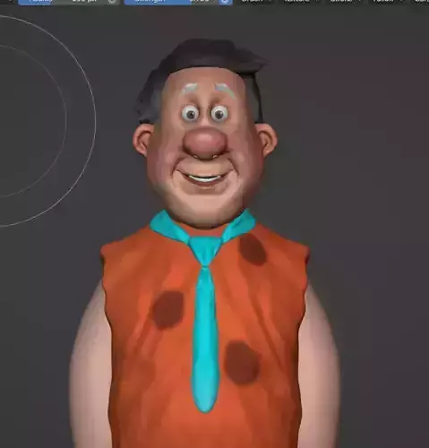flintstones bust 3D model
