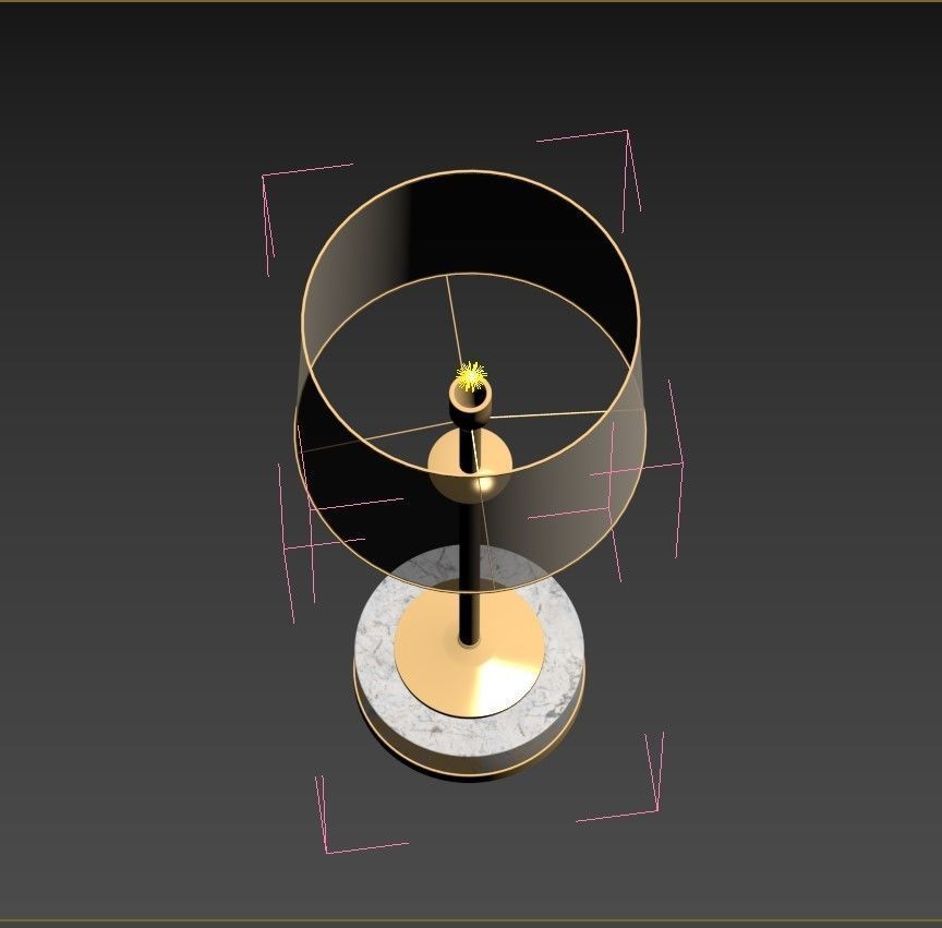 Torchere 3D model_3