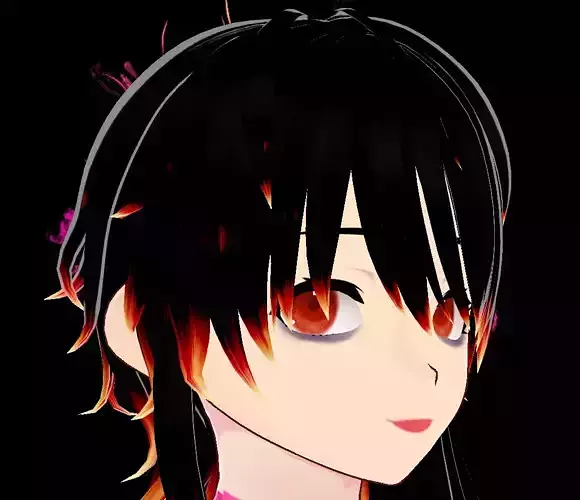 Emma Vtuber 3D for Streaming 3D model