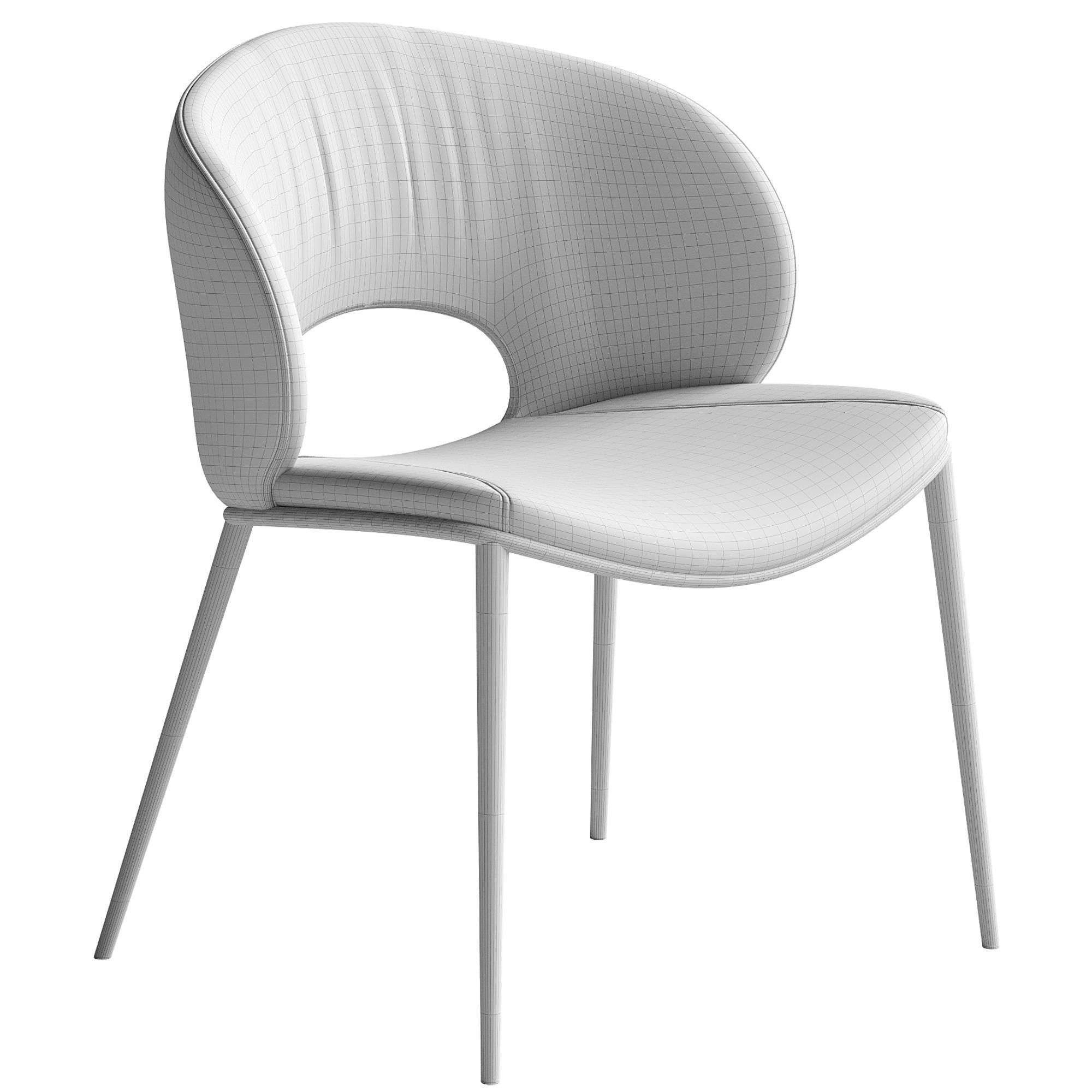 Miranda Ml Chair Low-poly 3D model_3
