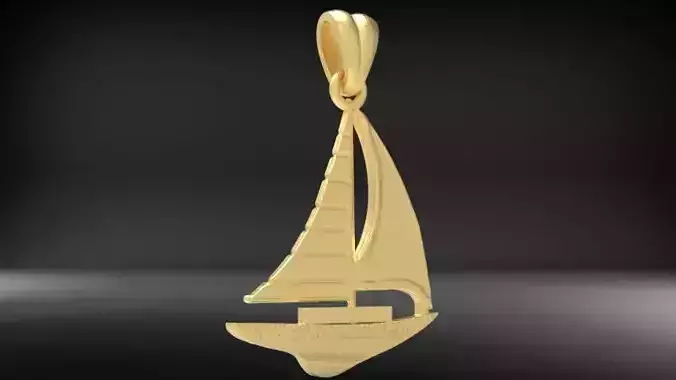  Sailboat Necklace Pendant Charm Nautical Jewelry 