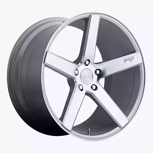 Niche Milan Wheel Offset Machined Face with Silver