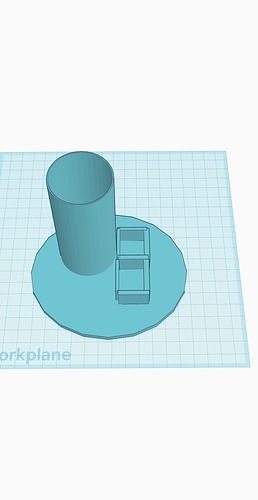 Pen base and paper clips 3D model