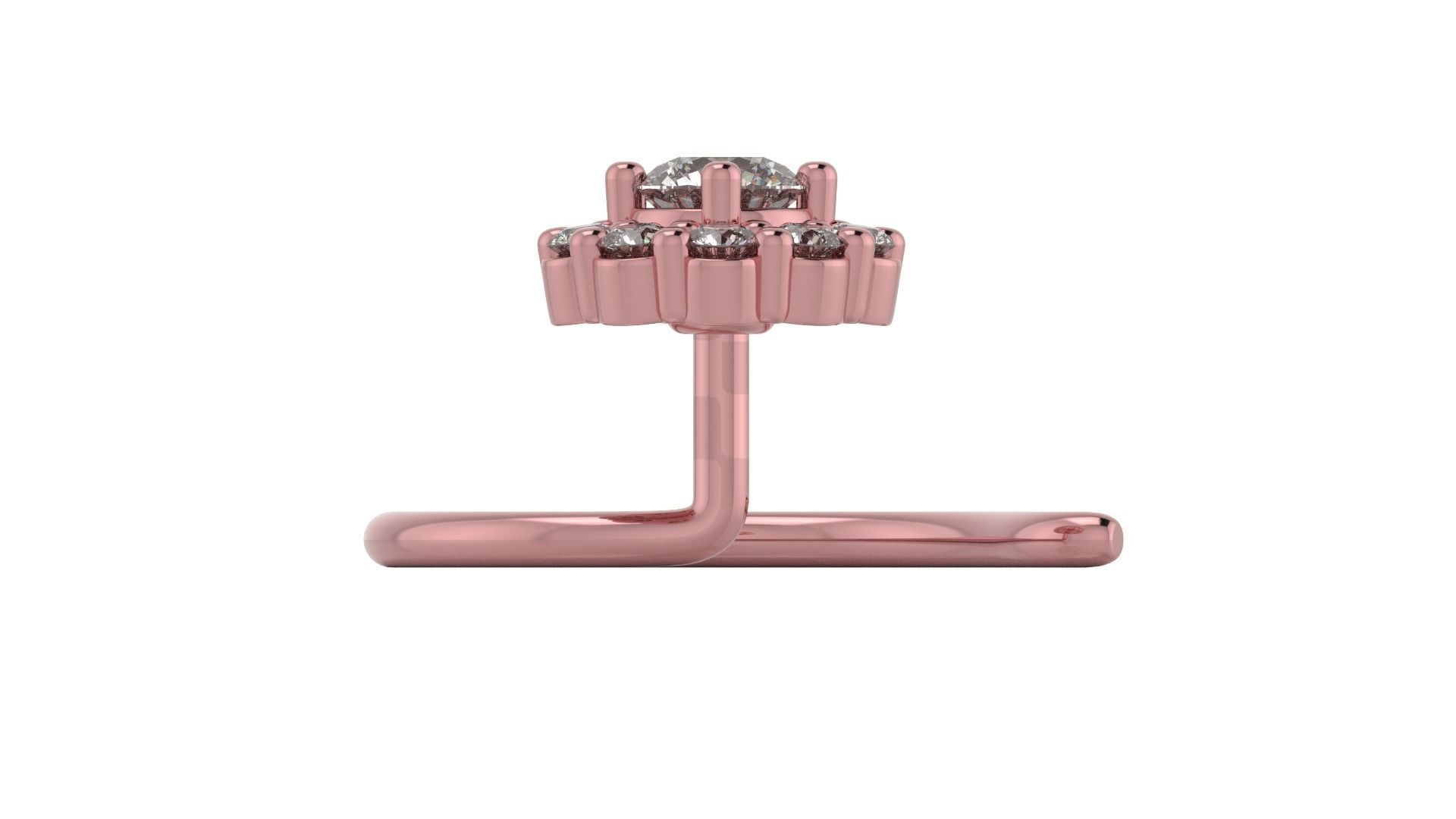 Nosepin 3D print model 3D print model_6