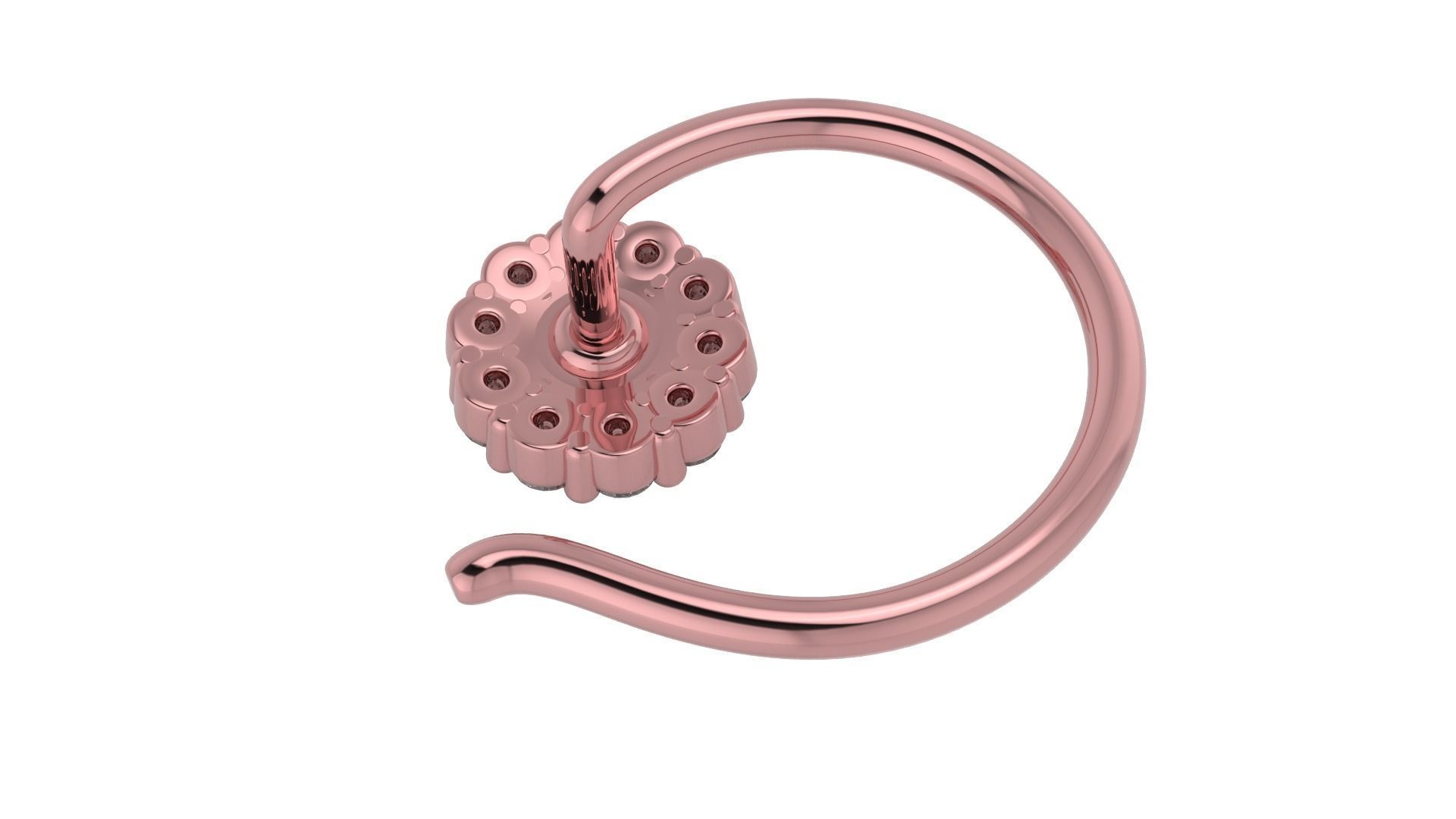 Nosepin 3D print model 3D print model_8