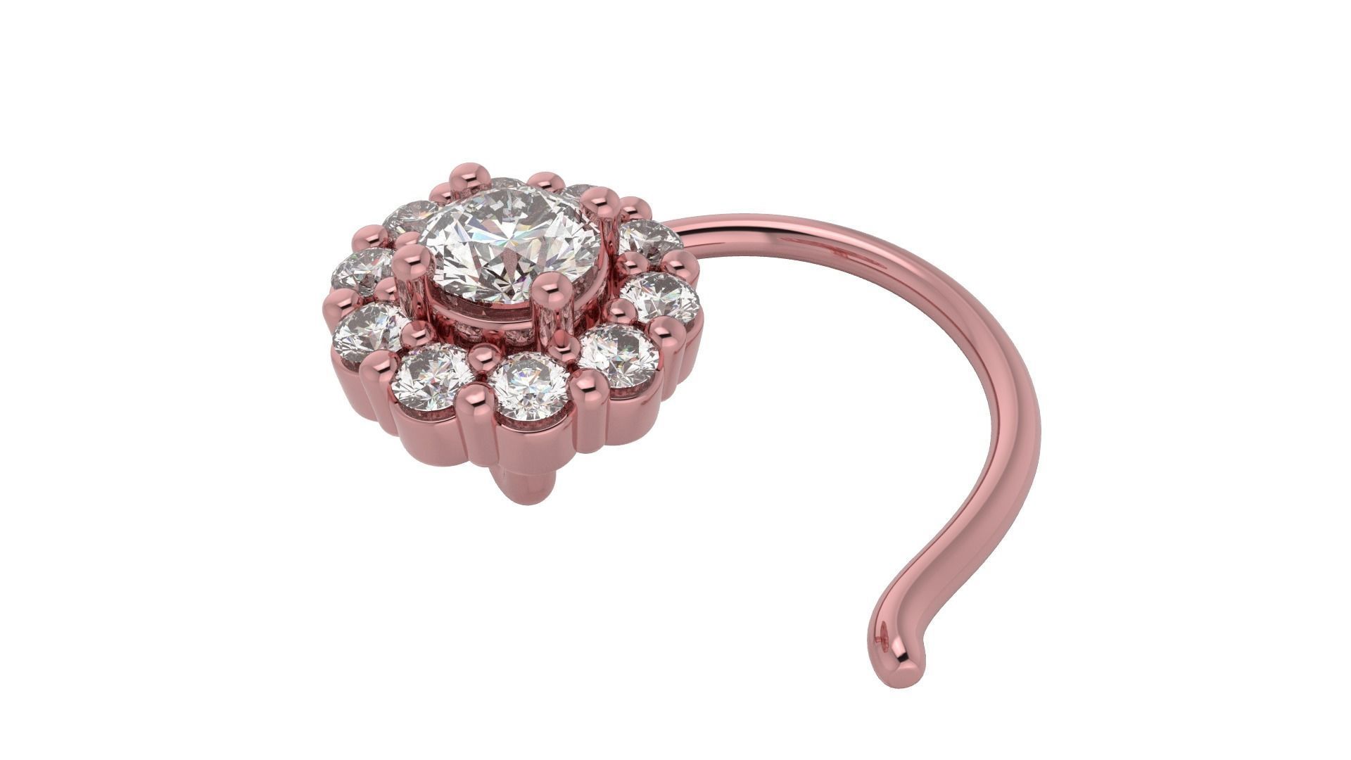 Nosepin 3D print model 3D print model_3