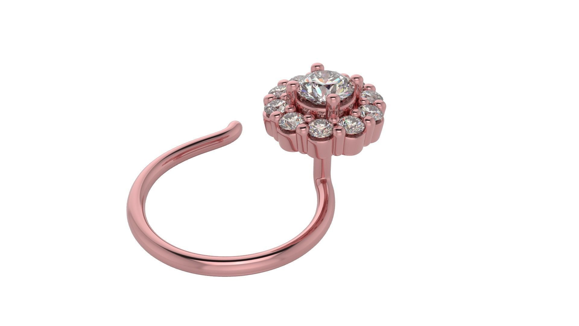 Nosepin 3D print model 3D print model_2