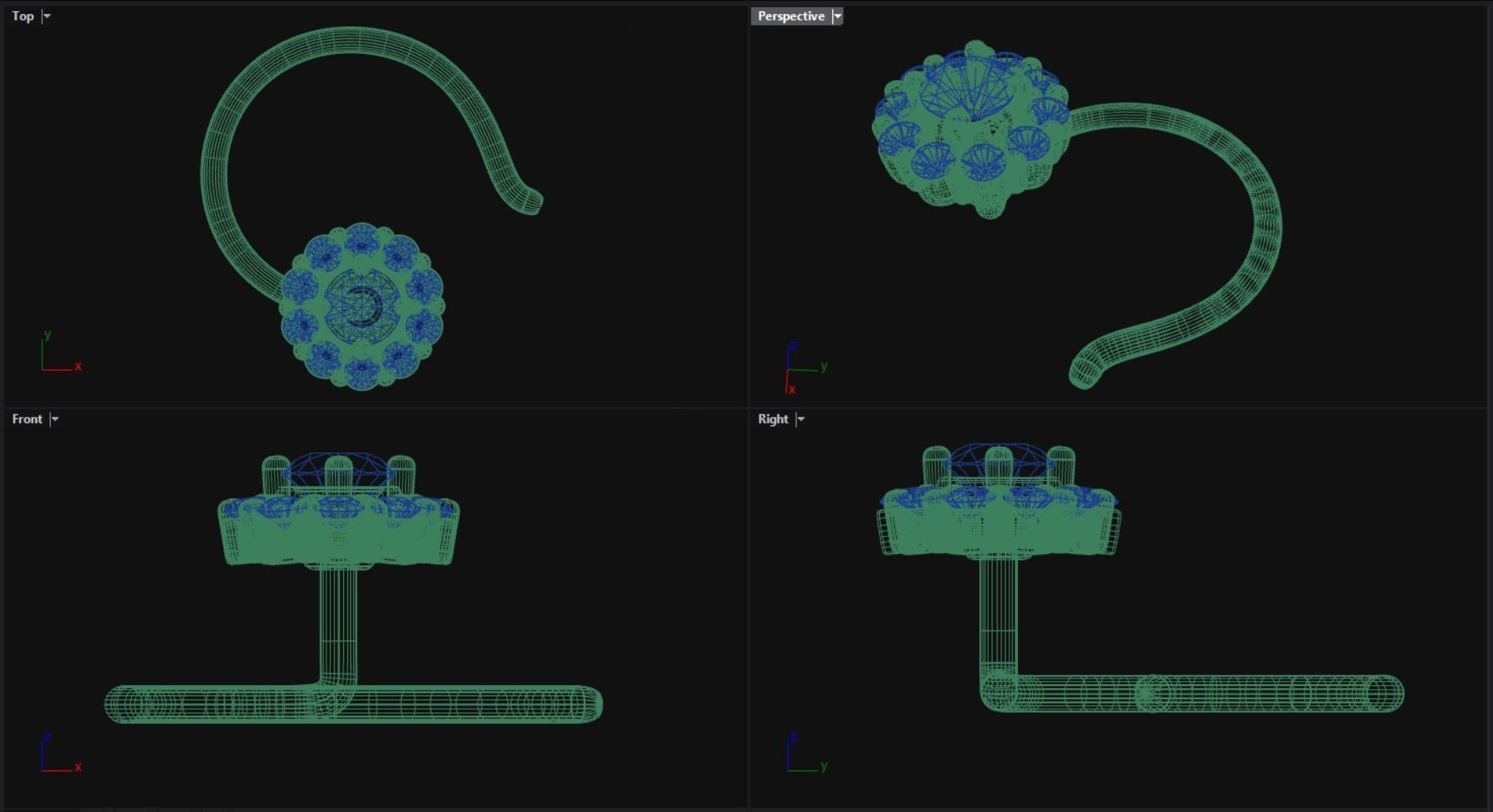 Nosepin 3D print model 3D print model_15