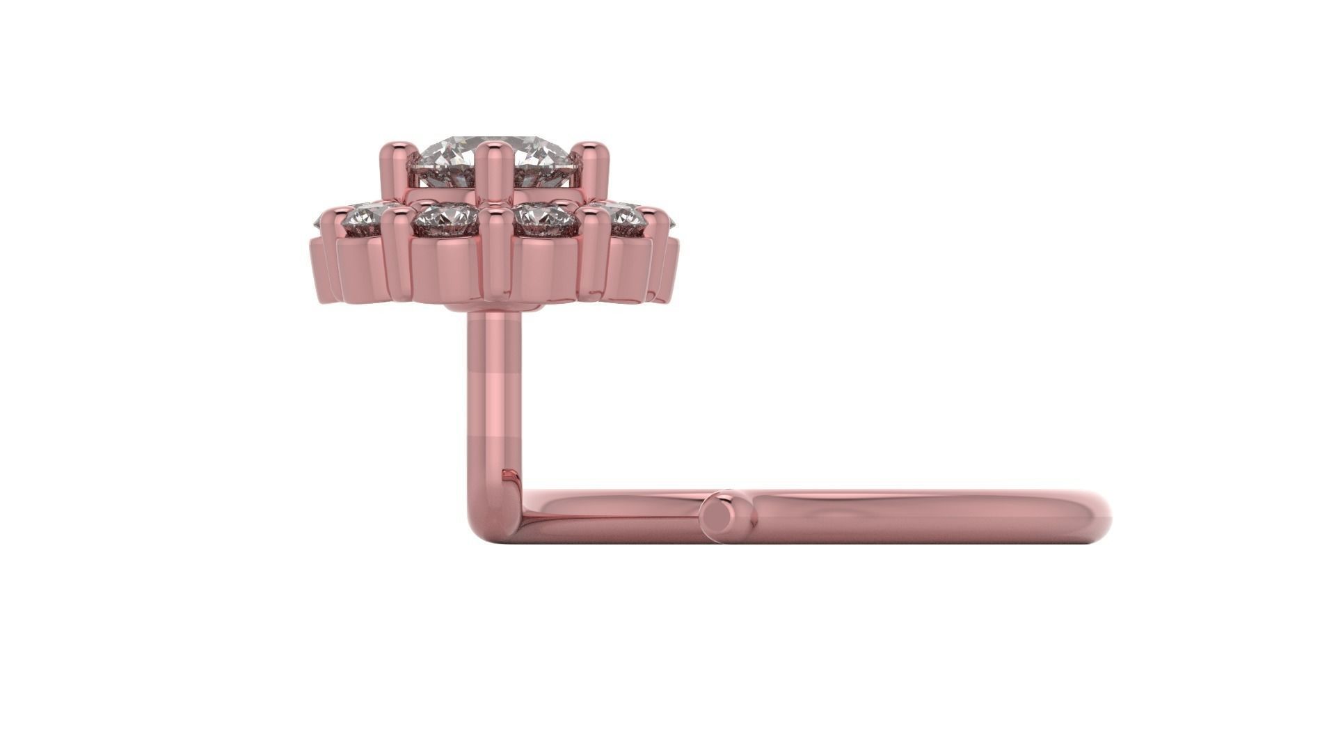 Nosepin 3D print model 3D print model_7