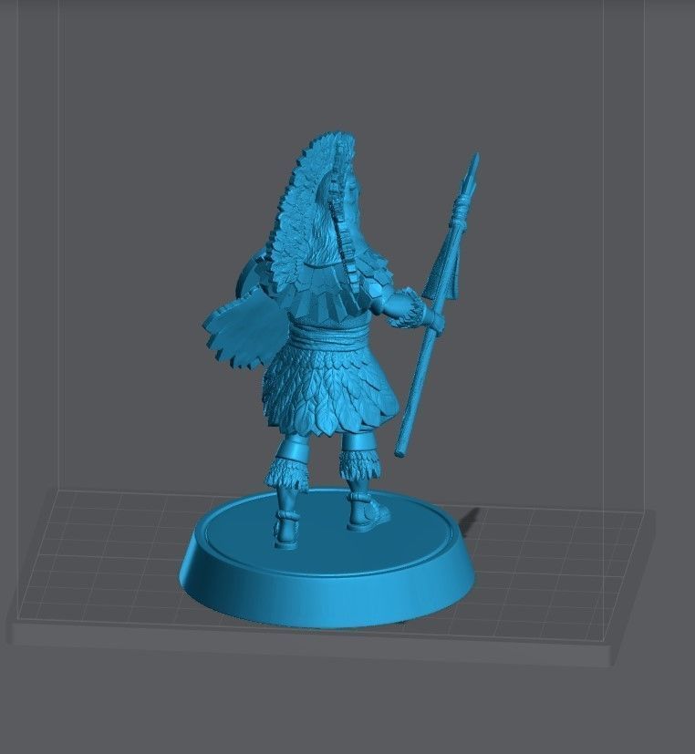 Inca Eagle Warrior Age Of Empires II to Collectibles 3D print model_3