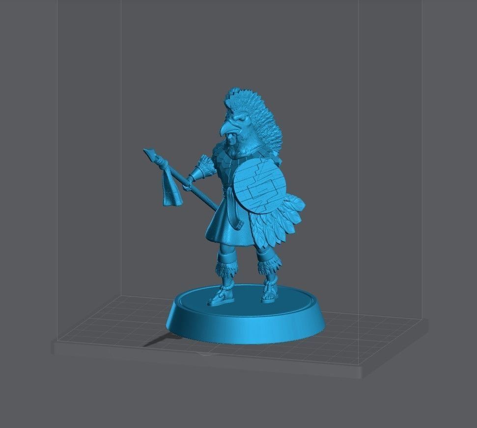 Inca Eagle Warrior Age Of Empires II to Collectibles 3D print model_1