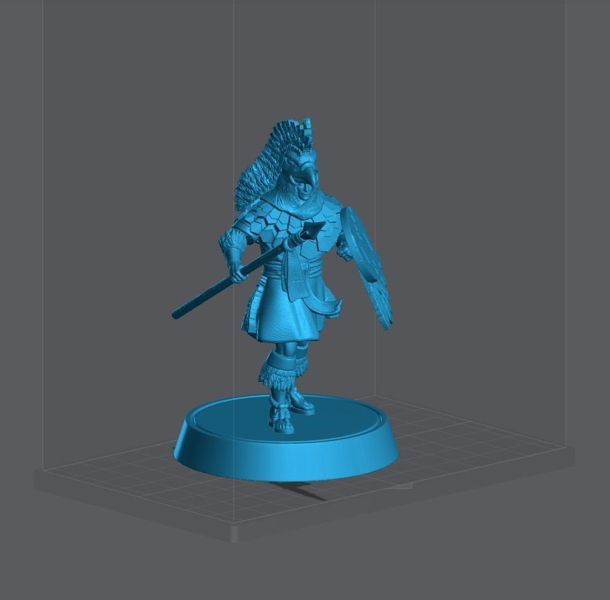 Inca Eagle Warrior Age Of Empires II to Collectibles 3D print model_2
