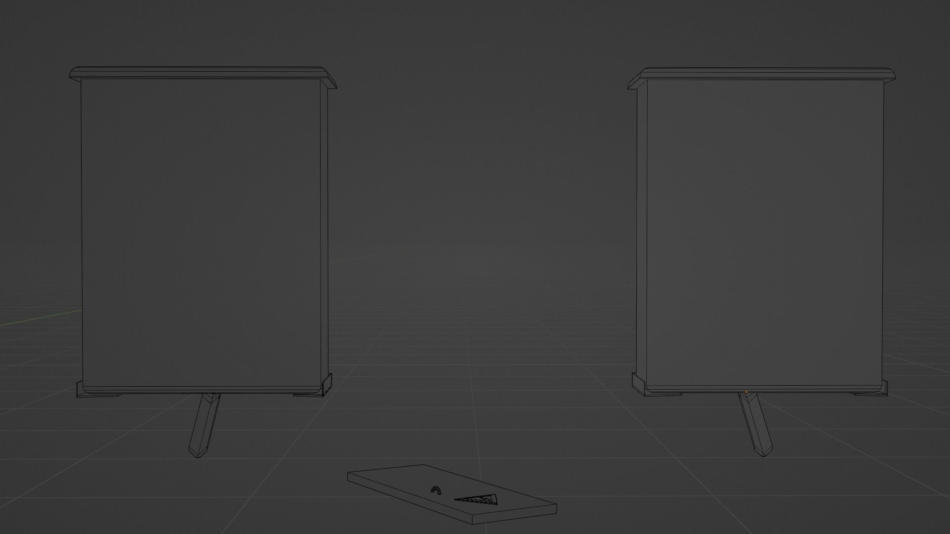 low poly electrical panel Low-poly 3D model_7