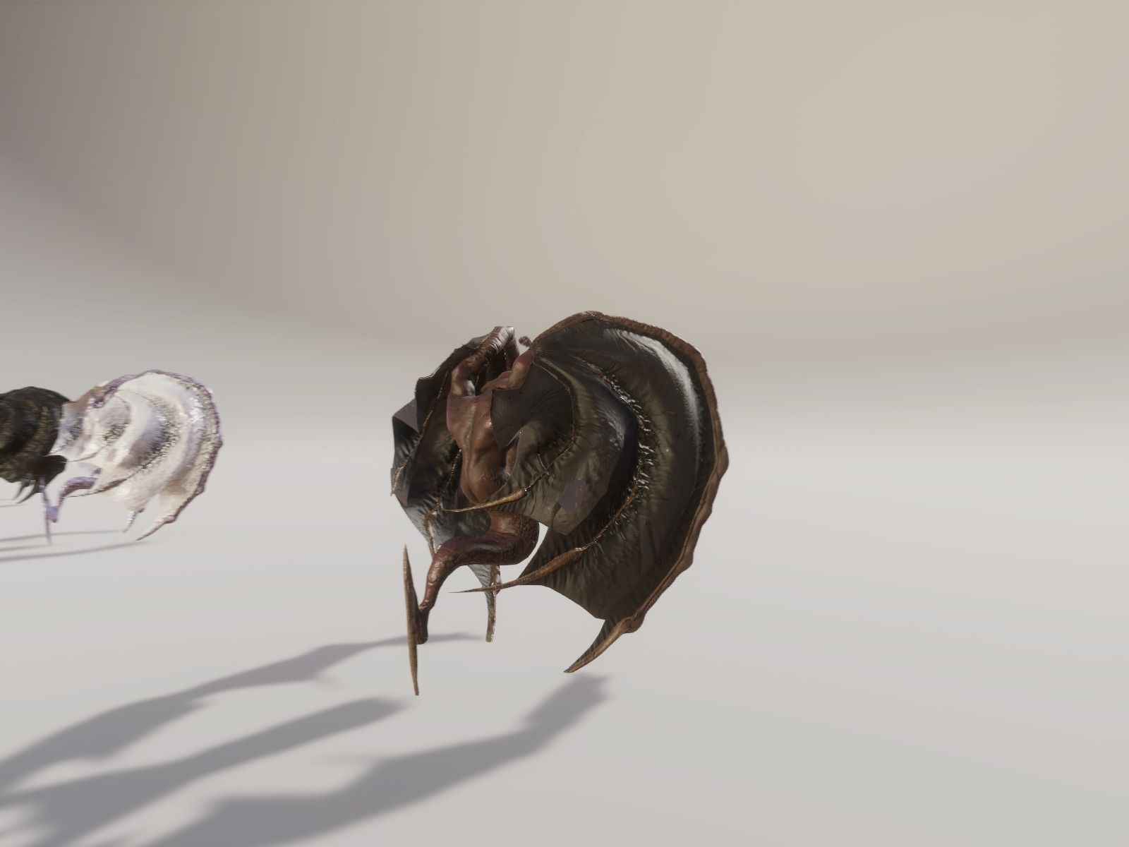 Flying Monster2 Bat Low-poly 3D model_4