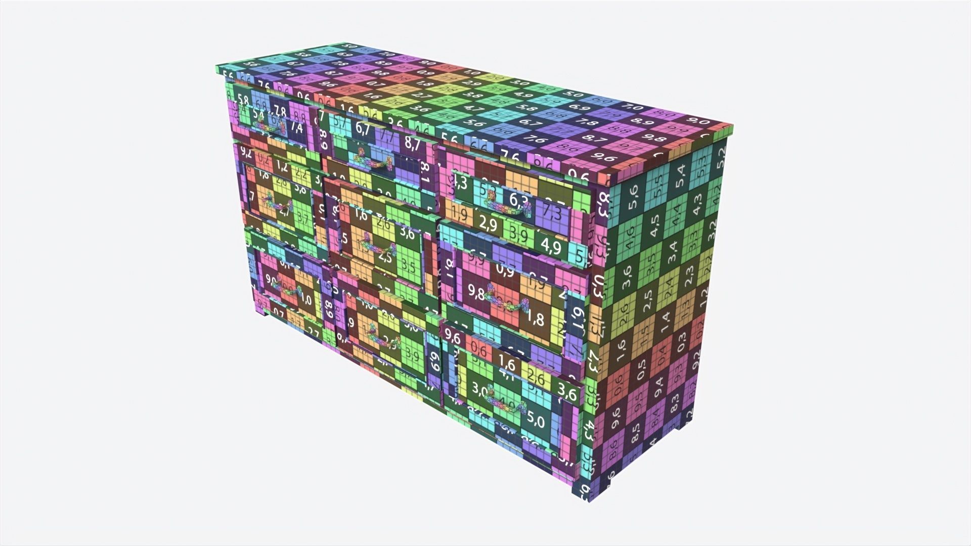 Pottery Barn Belden Extra-wide Dresser 3D model_7