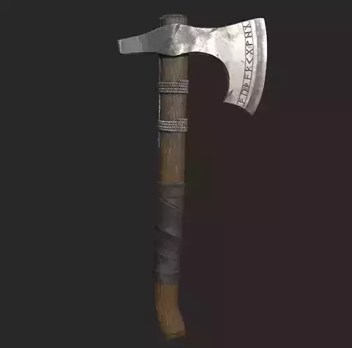 Battle axe 3D model