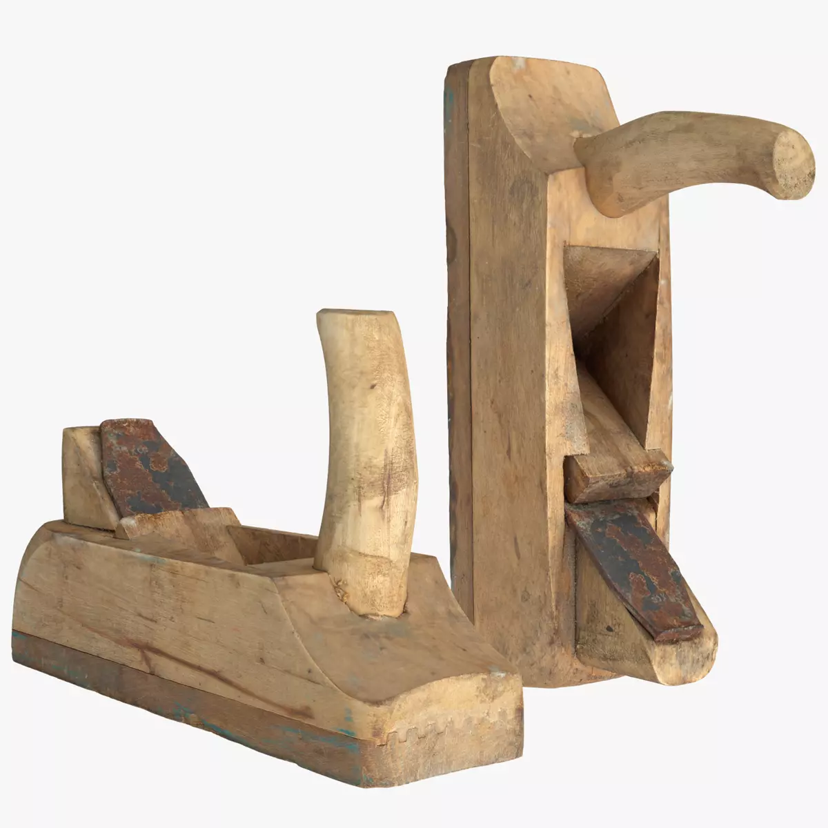 Jointer Wooden Low-poly 3D model_0