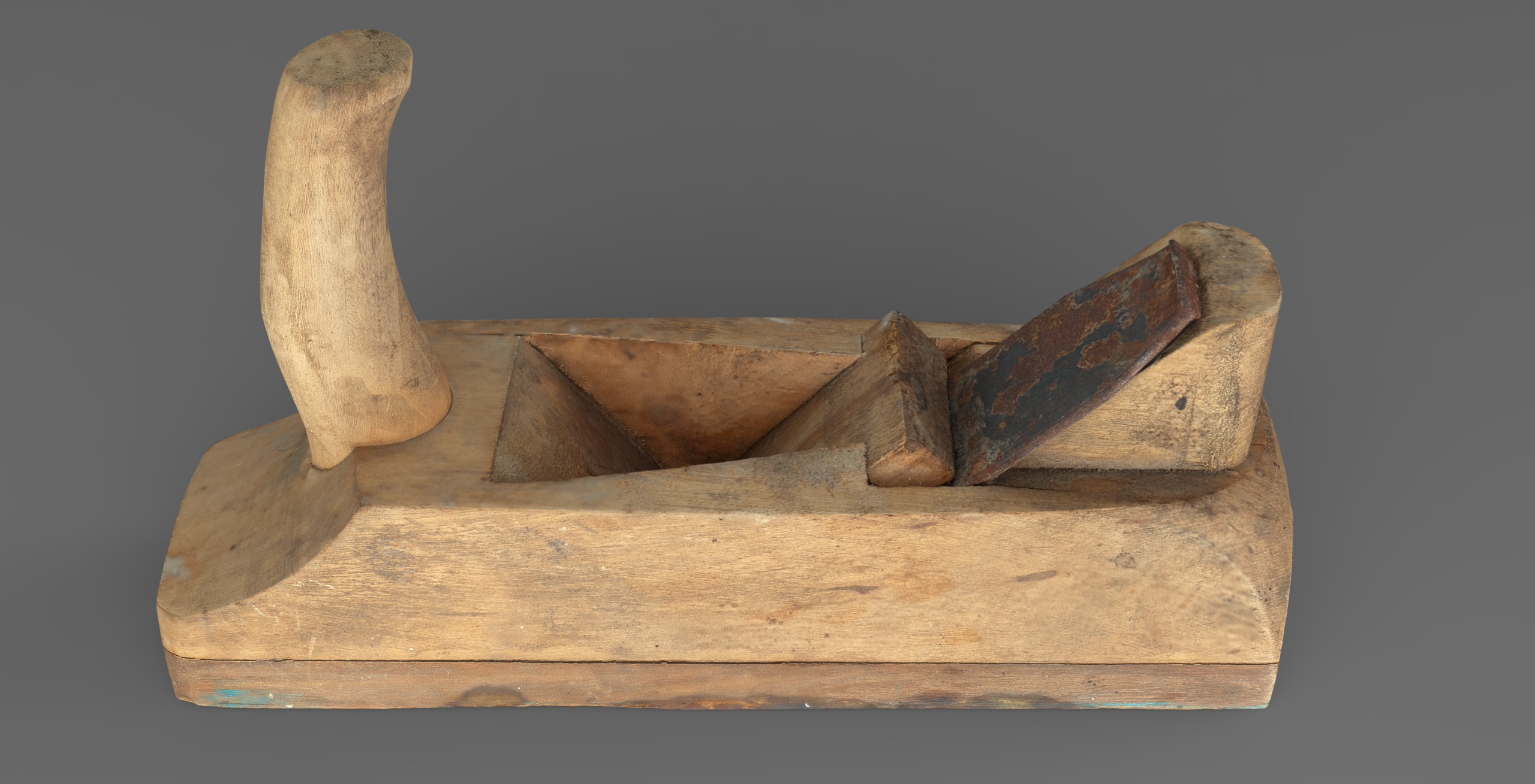 Jointer Wooden Low-poly 3D model_4