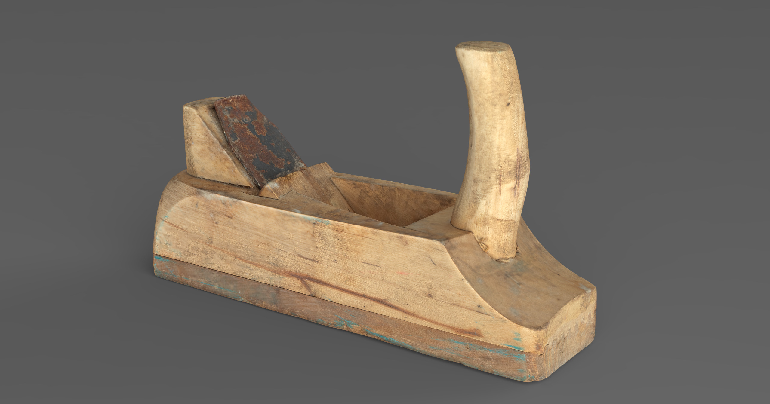 Jointer Wooden Low-poly 3D model_2