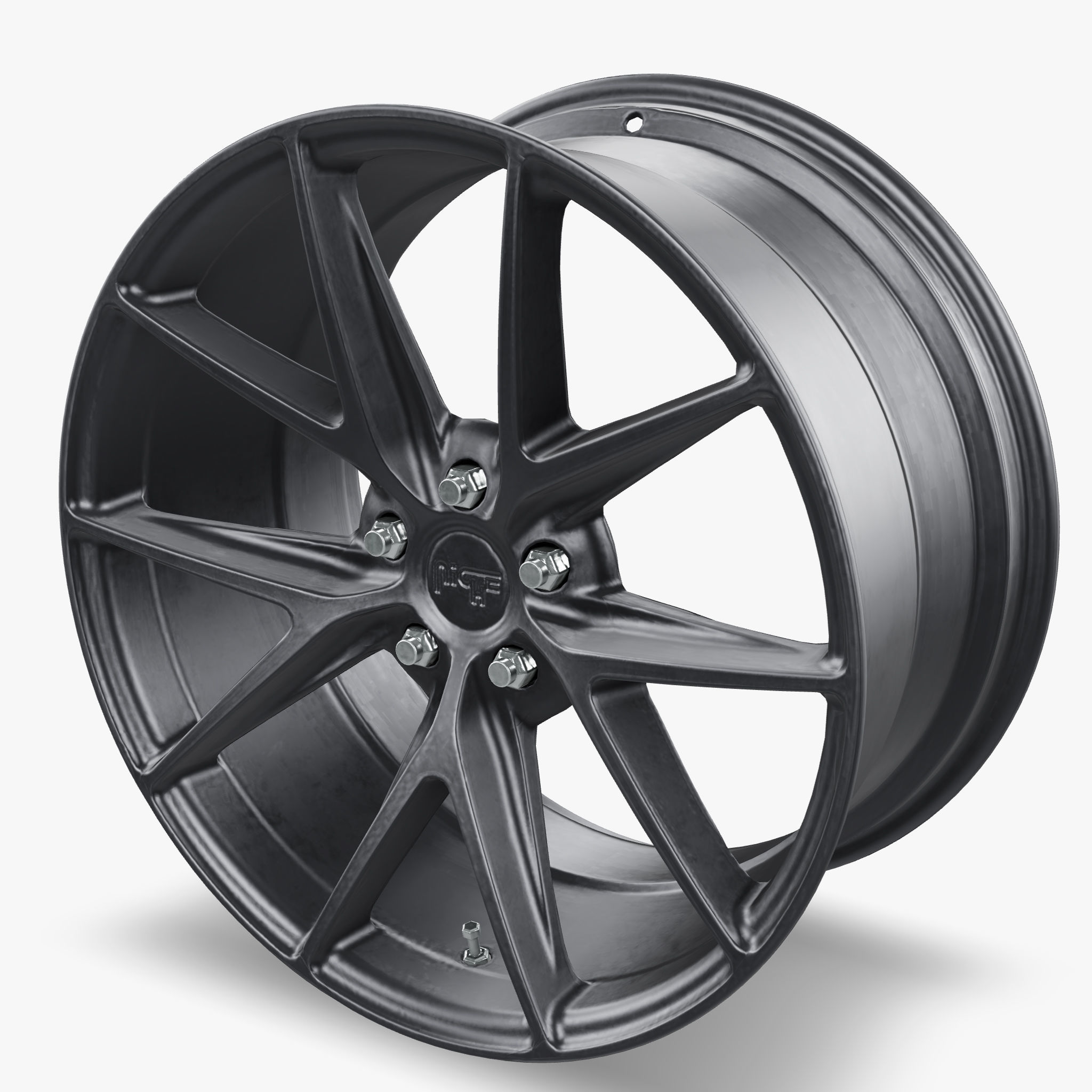 Niche Misano Wheel Matte Anthracite 3D model_10