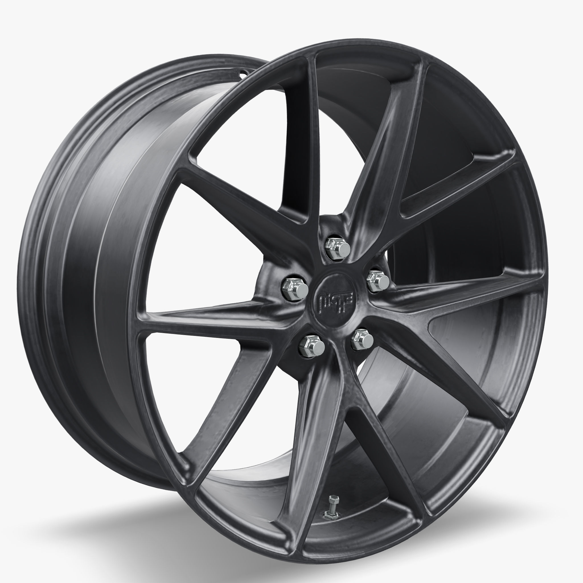 Niche Misano Wheel Matte Anthracite 3D model_8