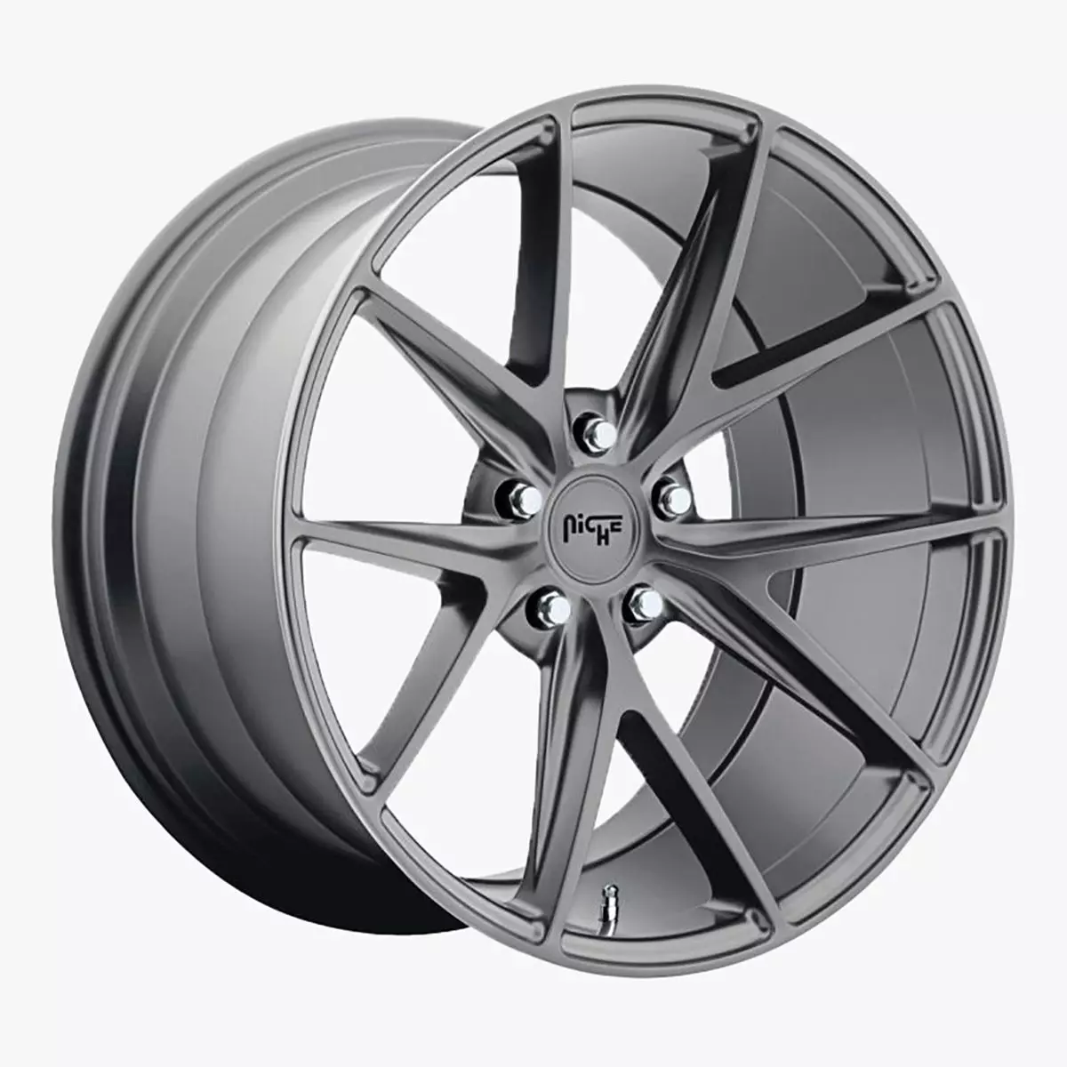 Niche Misano Wheel Matte Anthracite 3D model_0