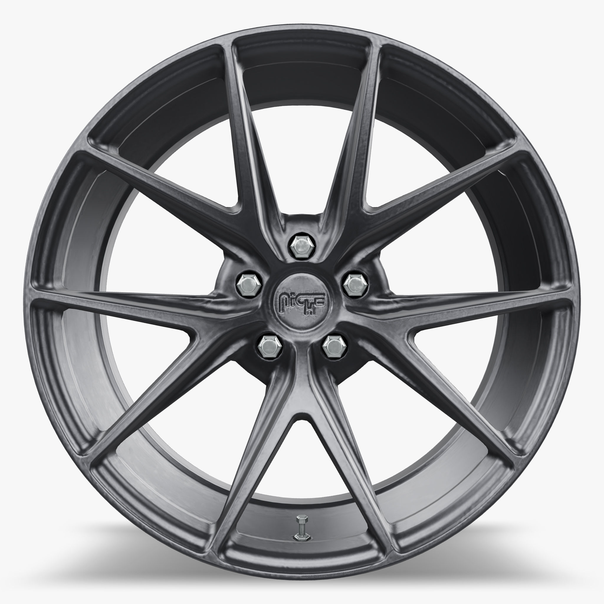 Niche Misano Wheel Matte Anthracite 3D model_7