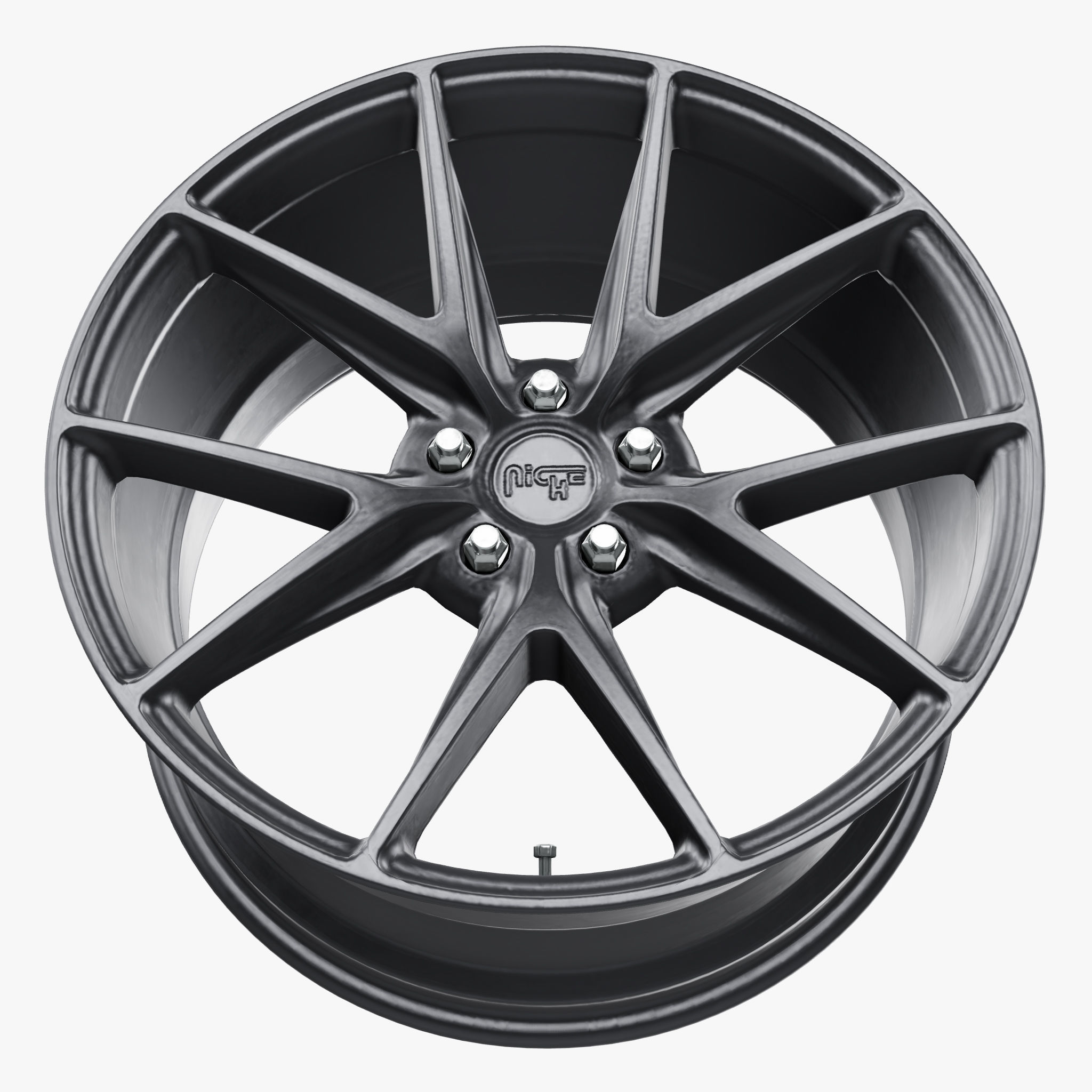 Niche Misano Wheel Matte Anthracite 3D model_12