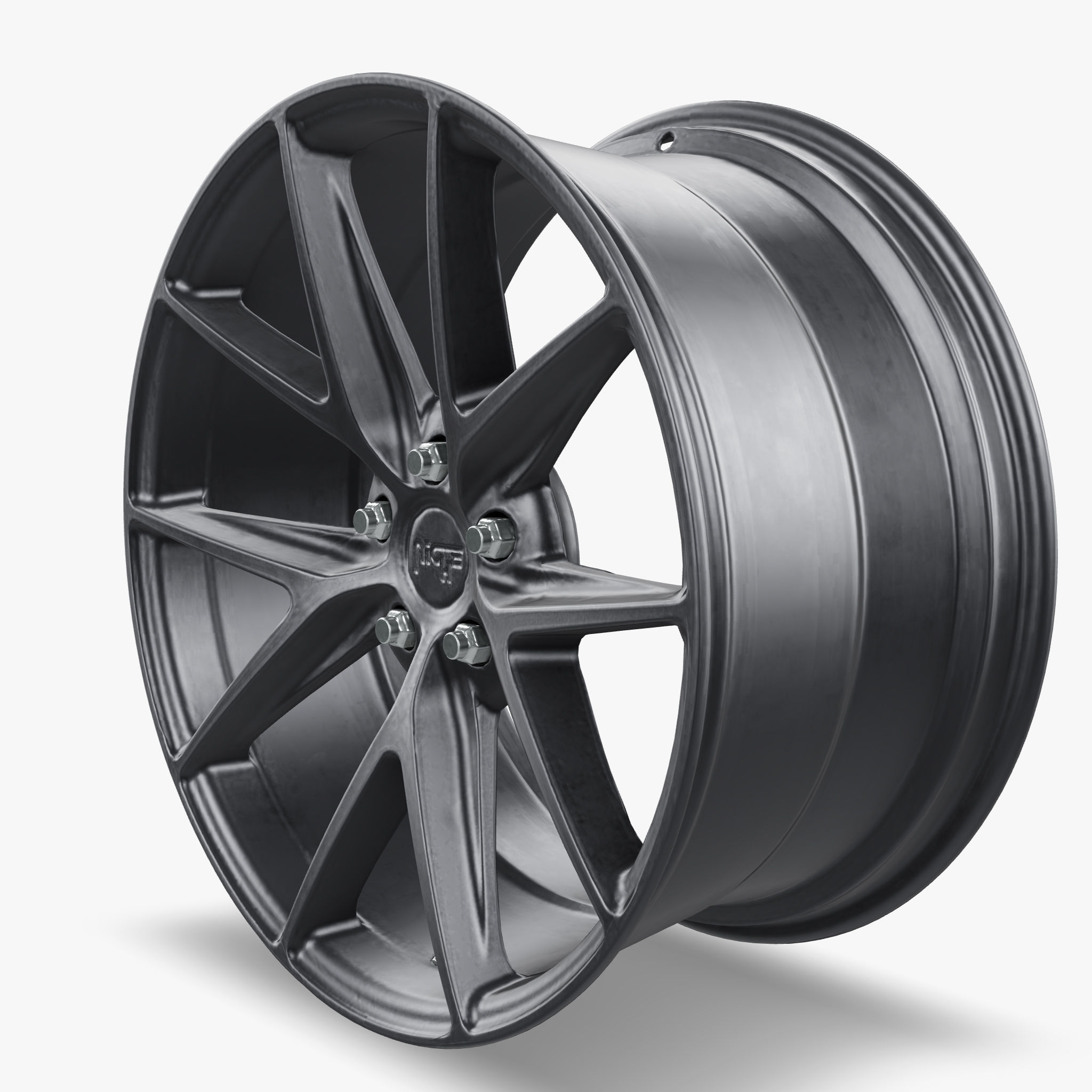 Niche Misano Wheel Matte Anthracite 3D model_11