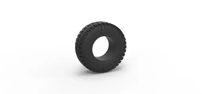 Offroad tire 100 Scale 1 to 25