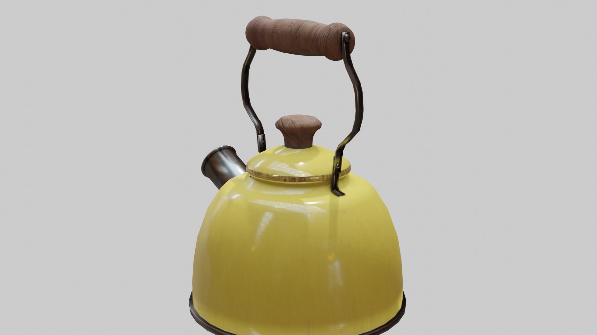 Tea Kettle Free low-poly 3D model_2