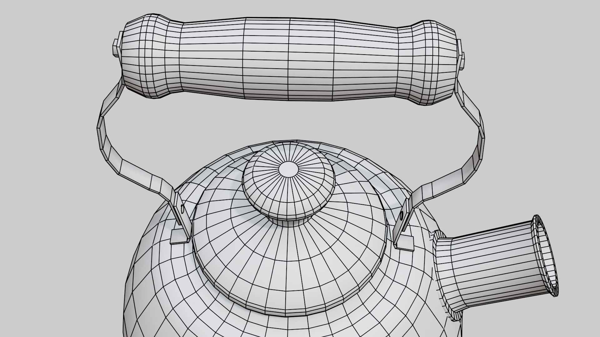 Tea Kettle Free low-poly 3D model_6