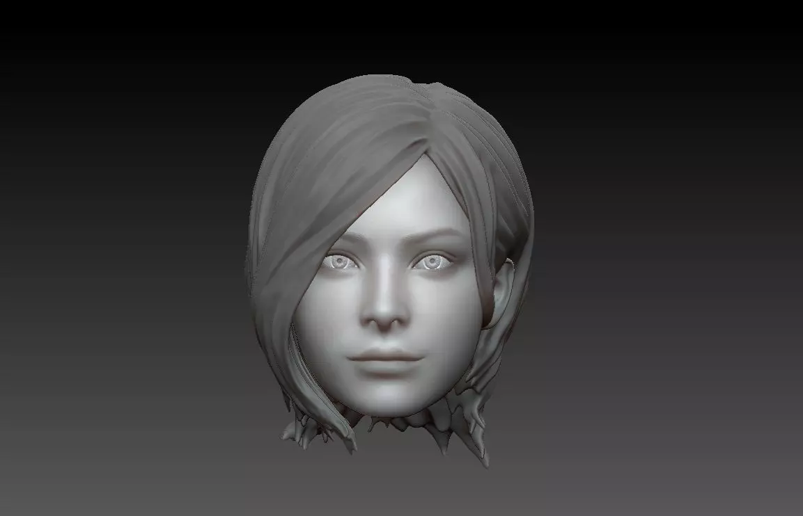 ONE6 Scale Head- Ada Wong- Resident Evil 4 Remake 3D print model_0