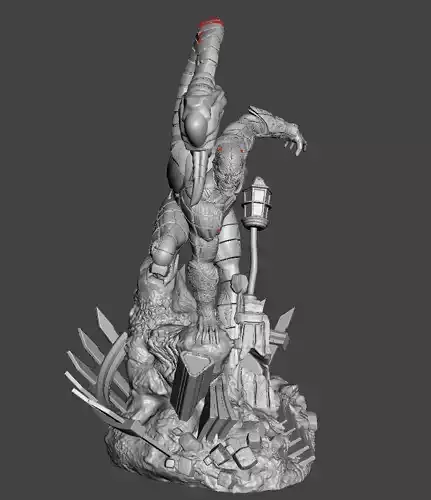 scorpion man 3d model for 3d printing