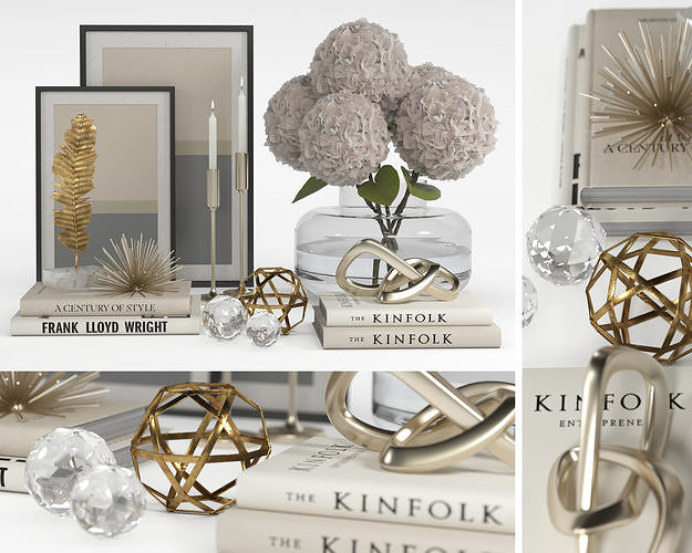 Decorative Set 02 3D model