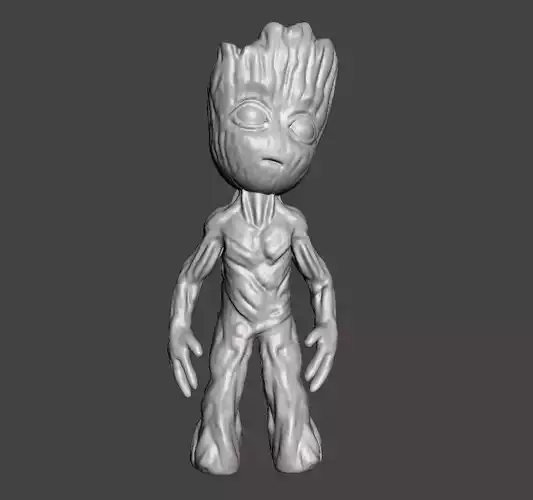 baby groot 3d model for 3d printing 
