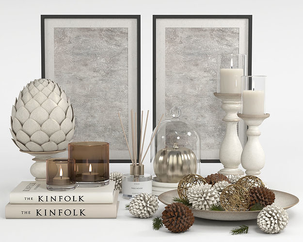 Decorative Set 03 3D model