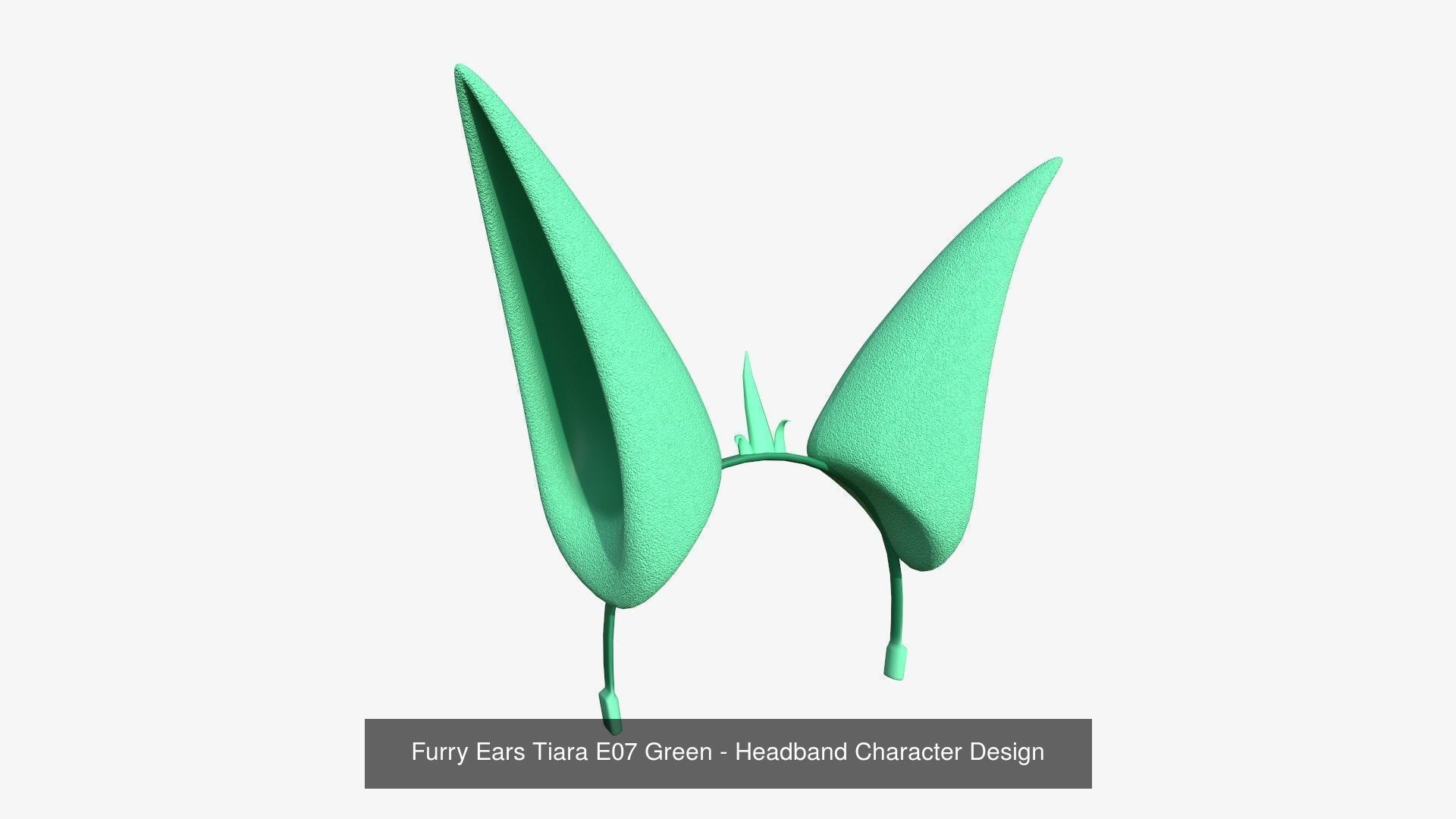 10 Furry Ears Tiara E Collection - Headband Character Design _7