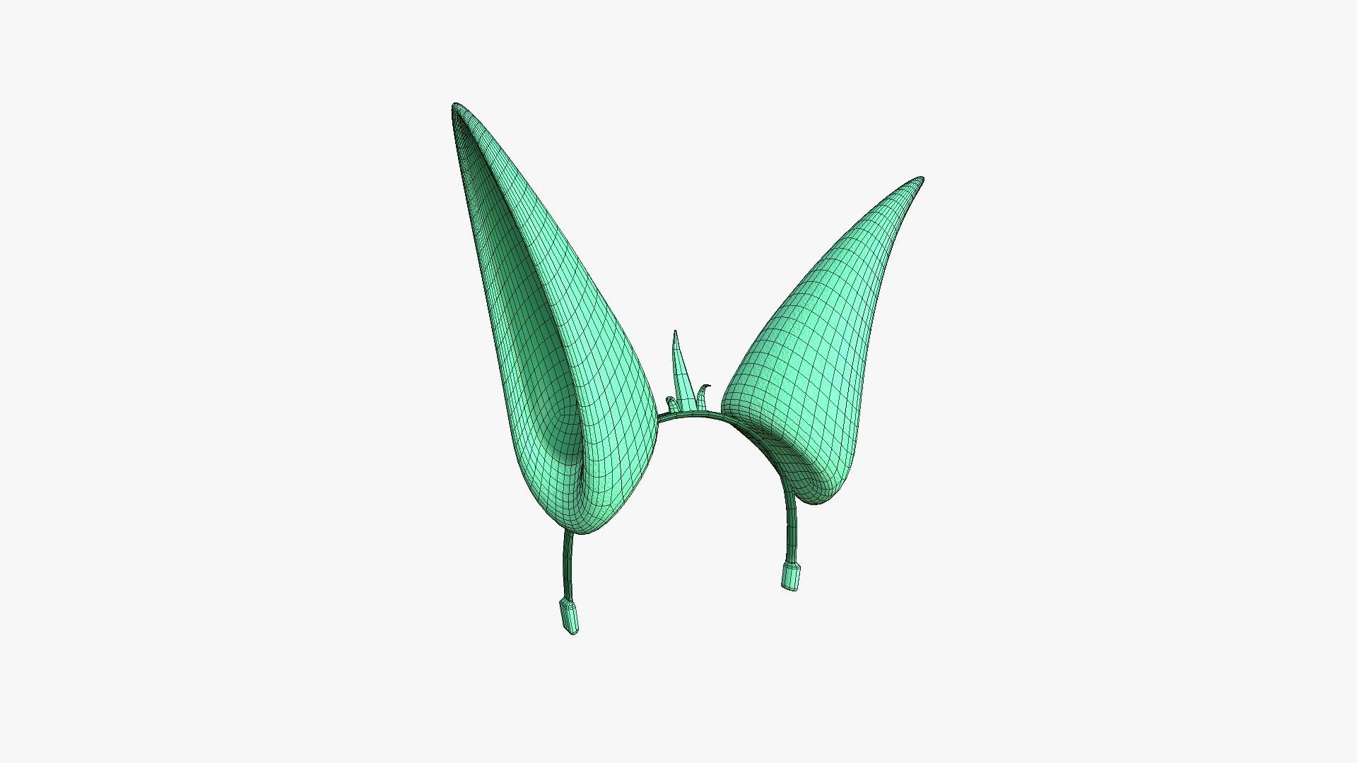 10 Furry Ears Tiara E Collection - Headband Character Design _56