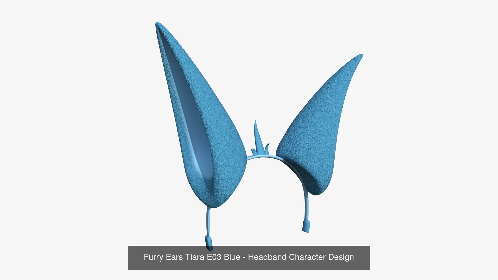 10 Furry Ears Tiara E Collection - Headband Character Design _3
