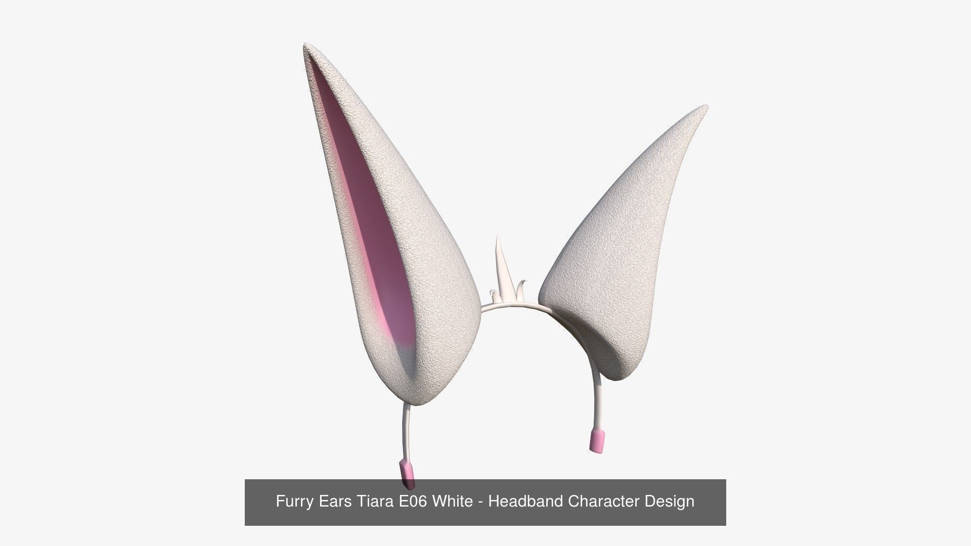 10 Furry Ears Tiara E Collection - Headband Character Design _6