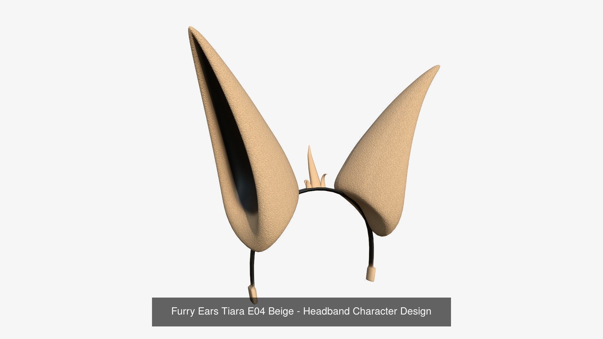 10 Furry Ears Tiara E Collection - Headband Character Design _4
