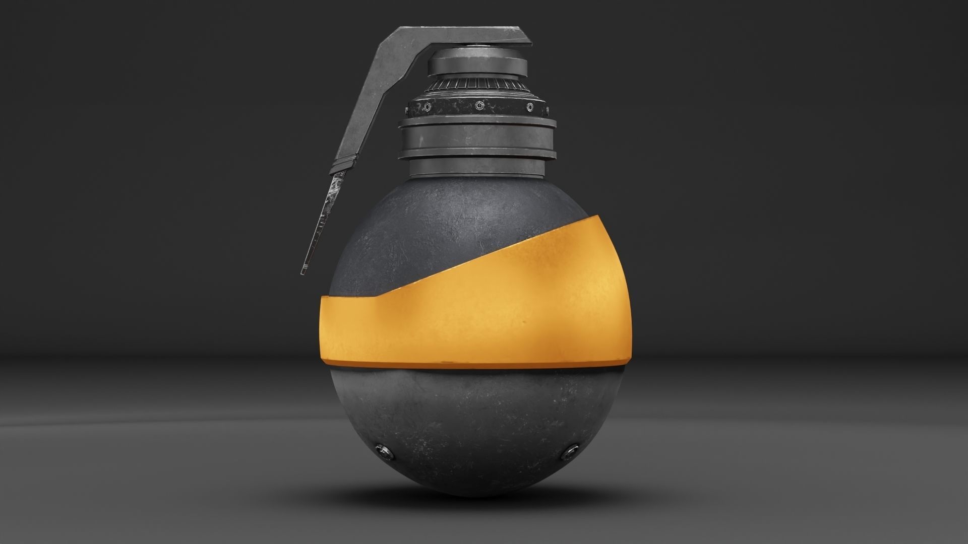 Sci-fi-Grenades Low-poly 3D model_4