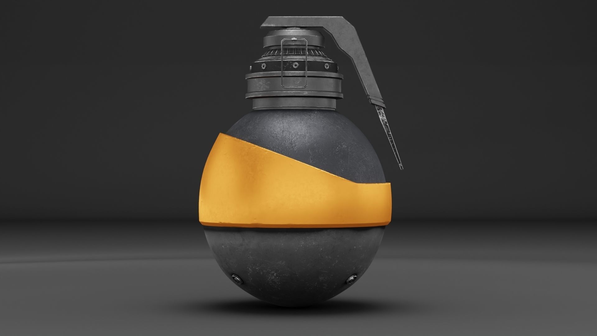 Sci-fi-Grenades Low-poly 3D model_7