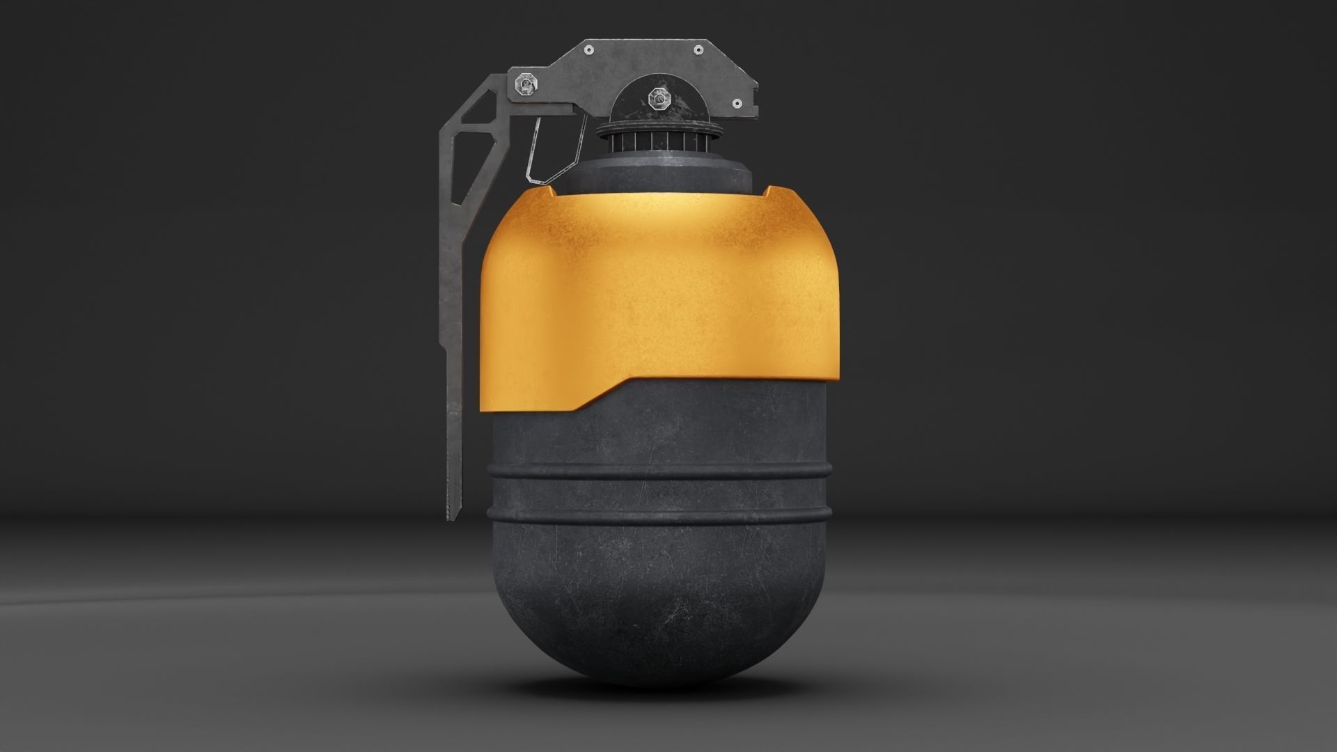 Sci-fi-Grenades Low-poly 3D model_11