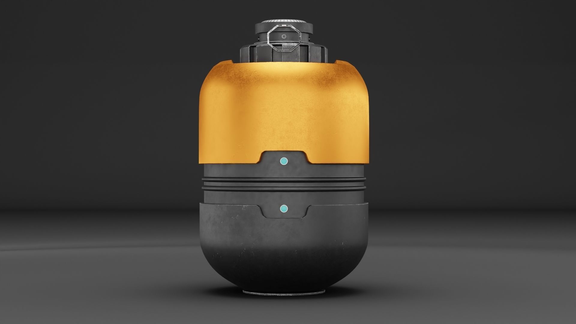 Sci-fi-Grenades Low-poly 3D model_12